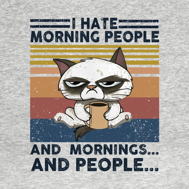 Cat I Hate Morning People by Thai Quang